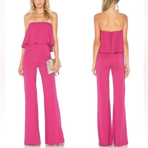 Lovers + Friends strapless wide leg jumpsuit XXS - Picture 1 of 8
